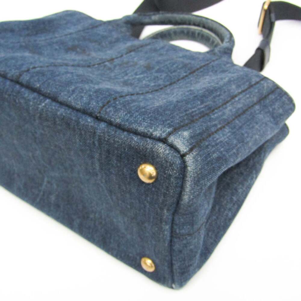 Prada Canapa Convertible Tote Denim #251111P71B - Picture 5 of 9